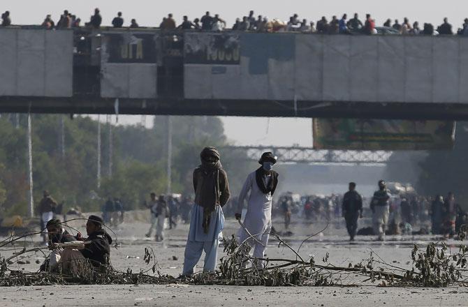 اسلام آباد میں احتجاجی مظاہرہ کی وجہ سے سخت سیکورٹی