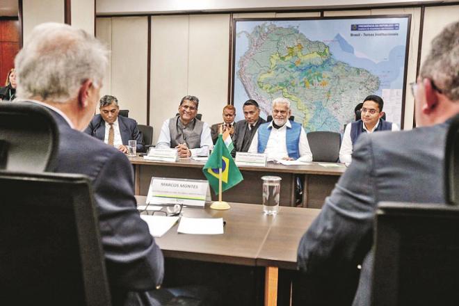 ہند- برازیل کے درمیان تحقیق وترقی اورتجارت وسرمایہ کاری پر گفتگو