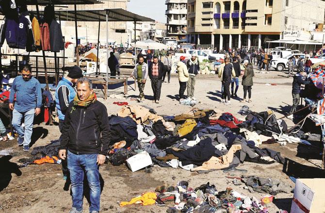 بغداد میں دہرا خود کش حملہ، ۳۰؍ سےز ائد افراد ہلاک، ۷۳؍ زخمی