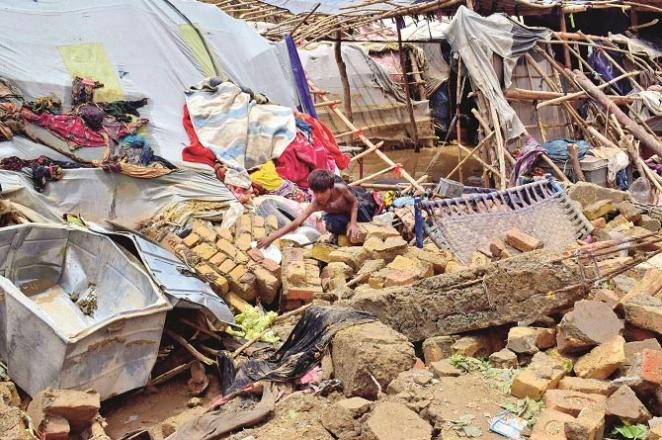 کوئٹہ میں طوفانی بارش سے تباہی ، ہزاروں افراد بے گھر