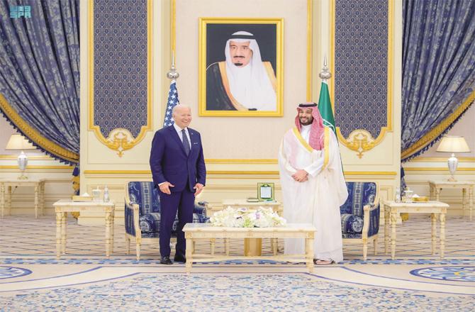  سعودی  اور امریکہ میں اہم  امور پر تبادلۂ خیال