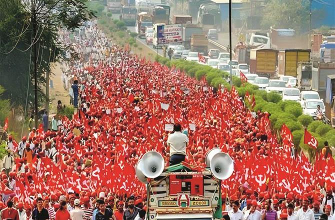 کسانوں کا مارچ ایک بار پھر ممبئی کی طرف روانہ 
