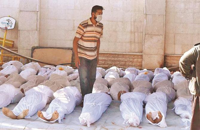 شام: غوطہ میں کیمیائی حملےکی یادیں ۱۰؍برس بعد بھی لوگوں کے ذہنوں میں تازہ ہیں