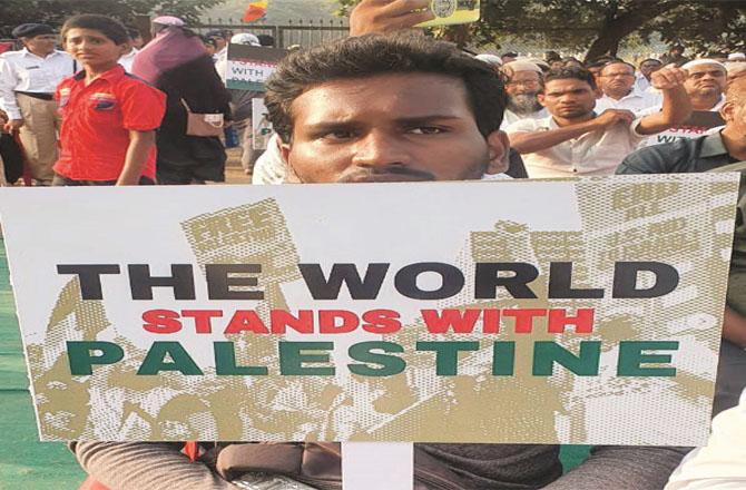  ’فلسطینیوں کی حمایت میں صدائے احتجاج بلند کرنا وقت کا تقاضا ہے‘