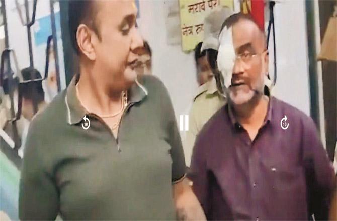 تھانے:میونسپل افسر پرحملہ،  ۴؍ افراد گرفتار،جتیندراوہاڑ کا پی اے بھی شامل