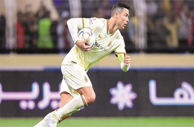سعودی کلب النصر کیلئے رونالڈو نے پہلا گول داغا لیکن میچ۲-۲؍سے ڈرا