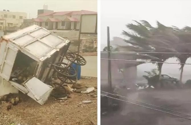 طوفان بپر جوائے:گجرات میں زمین کھسکنے کے خوف سے ۵۰؍ہزار لوگوں کو محفوظ مقام پر منتقل کیا گیا