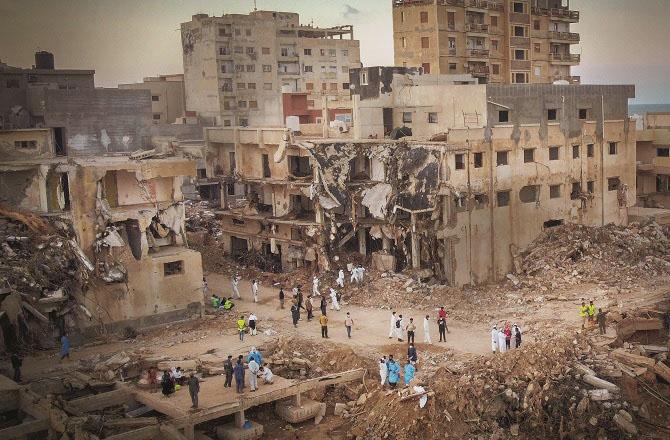 لیبیا: بچ جانے والوں کا بھی جینا محال 