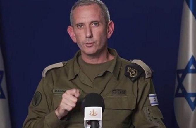 ایرانی حملے کے دوران بھی غزہ کے اپنے ہدف کوبھولے نہیں ہیں: اسرائیلی فوجی ترجمان