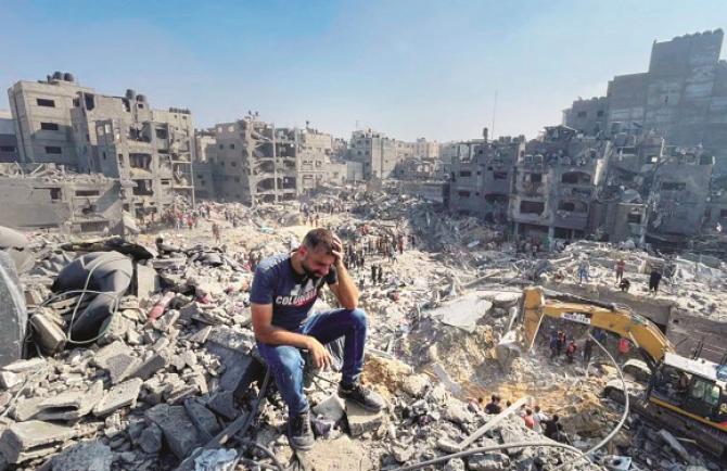 غزہ میں ۳۷؍ ملین ٹن ملبہ ہے، صفائی میں۱۴؍ سال لگیں گے :  اقوام متحدہ 