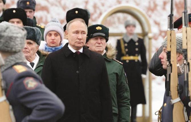روس صدارتی الیکشن : صدر ولادیمیر پوتن نے ریموٹ طریقے سے ووٹ ڈالا  
