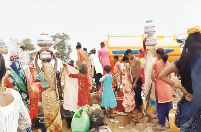 اکولہ ضلع میں شدید گرمی کے ایام میں پانی کی قلت کا مسئلہ درپیش ، لوگوں کو پریشانی