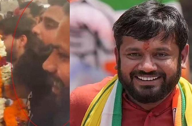 لوک سبھا الیکشن: دہلی سے کانگریس کے امیدوار کنہیا کمار پر حملہ