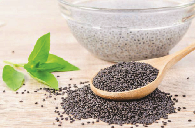 تخم ملنگا (سبزہ) وزن کنٹرول کرنے میں معاون