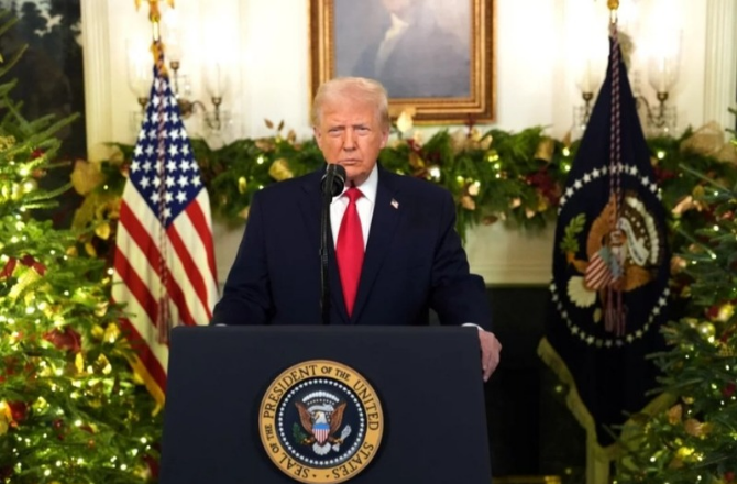 ٹرمپ کا وہائٹ ہاؤس سے خطاب: اپنی حکومت کی ’بڑی کامیابیاں‘ گنوائیں، کئی اہم اعلانات بھی کئے