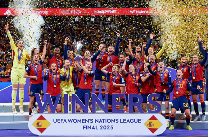 اسپین کی جرمنی پر برتری، یویئفا ویمنز نیشنز لیگ کا اعزاز برقرار رکھا