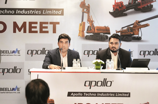 اپولو ٹیکنو انڈسٹریز کا آئی پی او ۲۳؍دسمبر کو جاری کیا جائیگا  