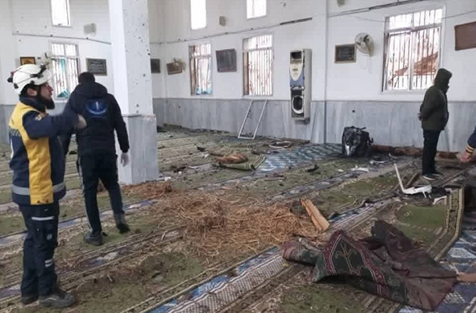 شام: حمص کی علوی مسجد میں نماز جمعہ کے دوران دھماکہ، ۵؍ ہلاک، ۲۱؍ زخمی