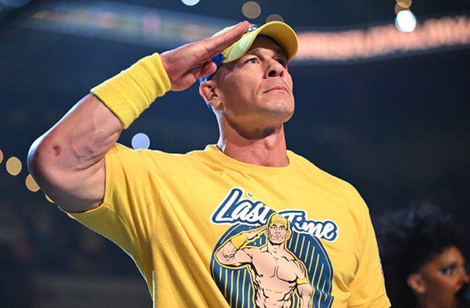 ڈبلیو ڈبلیو ای سپر اسٹار جان سینا نے ریسلنگ سے ریٹائرمنٹ کا اعلان کر دیا