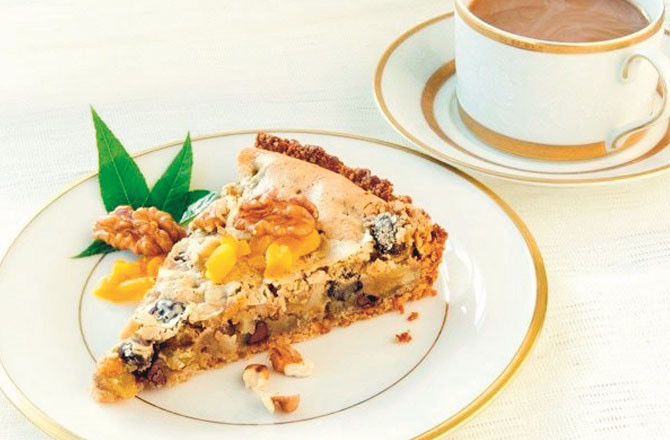 آج کا پکوان: ڈرائی فروٹ ٹارٹ