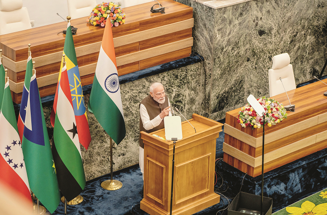 ایتھوپیا کے پارلیمنٹ سے وزیرا عظم کا خطاب