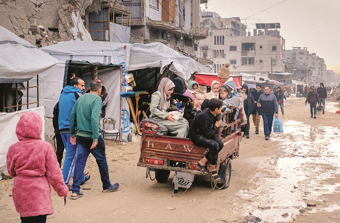 اہل غزہ موسم کی سختیوں کی زد میں، بیماریوں کے پھیلاؤ کا اندیشہ