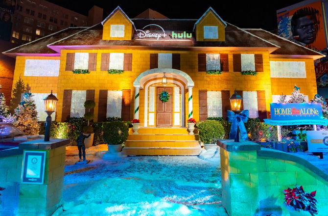 ’’ہوم الون‘‘ ہاؤس: ڈزنی نے دنیا کا سب سے بڑا جنجر بریڈ ہاؤس بنایا، ورلڈ ریکارڈ