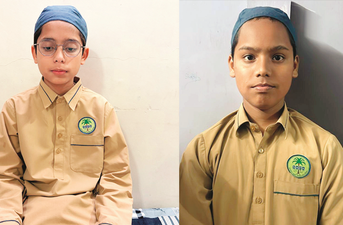 ۲؍کم عمر حفّاظ طلباء نے ایک دن میں قرآن کریم مکمل سنایا