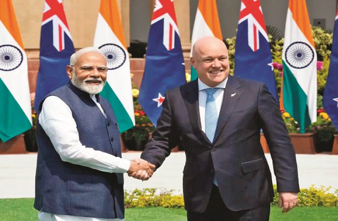 ہند - نیوزی لینڈ آزادانہ تجارتی معاہدہ کو حتمی شکل دیدی گئی