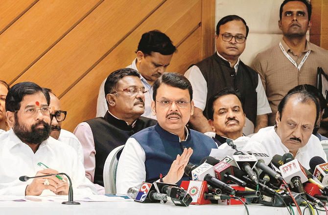 شولاپور میں شندے - اجیت پوار میں اتحاد، بی جے پی تنہا