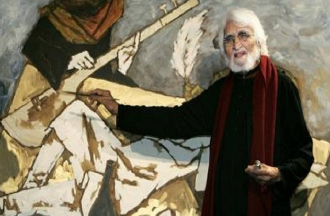 قطر: نامور مصور ایم ایف حسین کی زندگی اور فن پرمبنی’’لوح و قلم‘‘میوزیم کا افتتاح