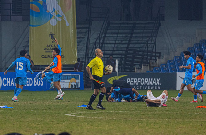 ہندوستان نے اے ایف سی انڈر۱۷؍ ایشین کپ ۲۰۲۶ء کیلئے کوالیفائی کر لیا