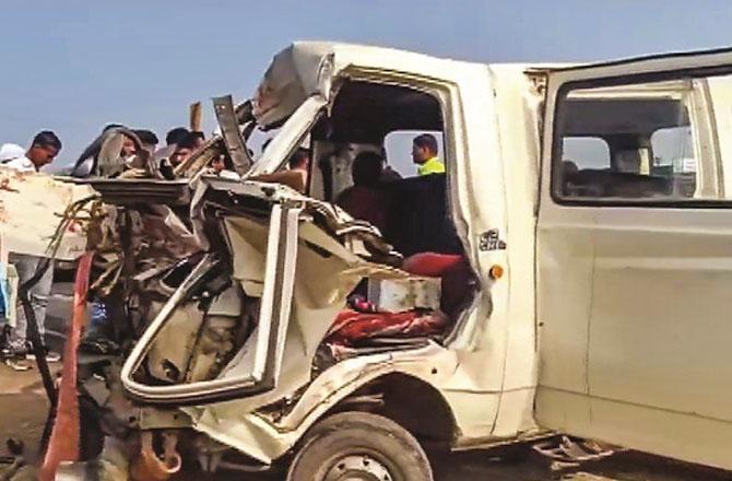  پونے ۔ ناسک ہائی وے پر اندوہناک حادثہ ، ۹؍ ہلاک 