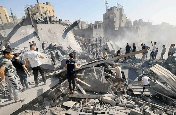 غزہ جنگ: جاں بحق ہونے والے فلسطینیوں کی تعداد ۵۹؍ ہزار سے متجاوز