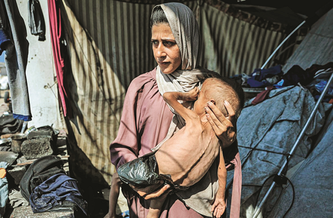 غزہ میں قحط کی صورتحال پر دنیا بھر میں شدید تشویش 