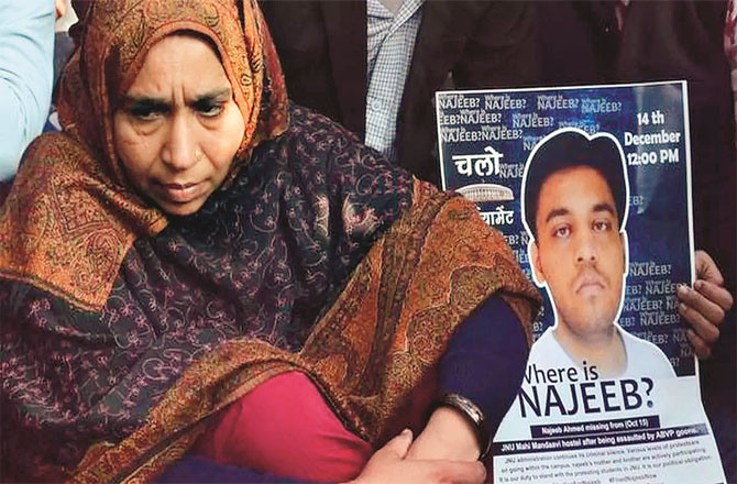 نجیب کی والدہ سی بی آئی کی کلوزر رپورٹ کو چیلنج کرسکتی ہیں