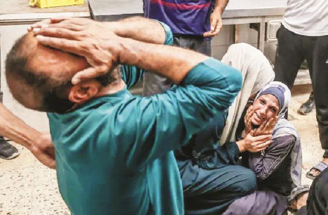 امدادی مراکز پر پھر بمباری، ۱۰۰؍فلسطینی شہید، ۴۴۰؍ زخمی