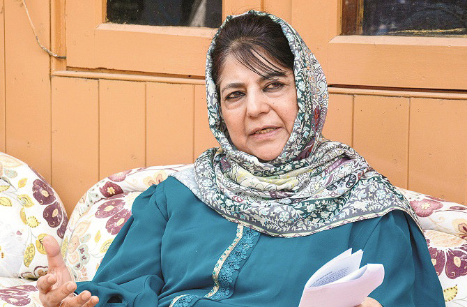 امریکہ نے خطہ کو تشدد کی نئی لہرمیں دھکیل دیا ہے: محبوبہ مفتی 