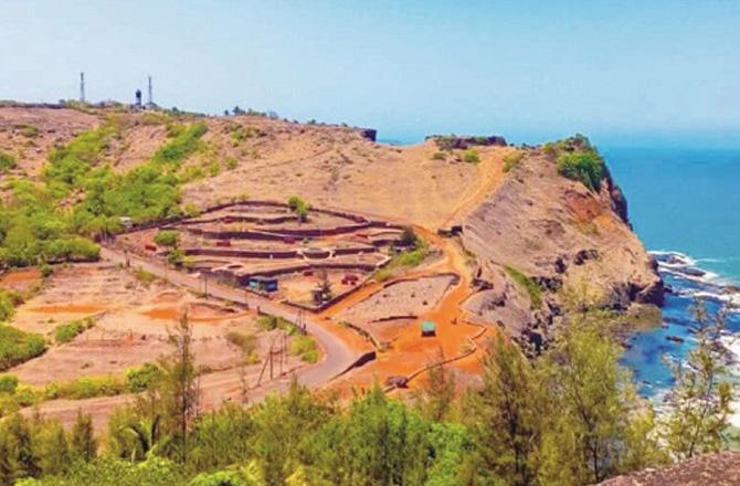 رتناگری کاقلعہ:سمندر کے کنارے چٹان پر ایک مضبوط پناہ گاہ