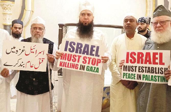 مظلوم فلسطینیوں کی حمایت میں شہر ومضافات کی متعدد مساجد میں دعائیں
