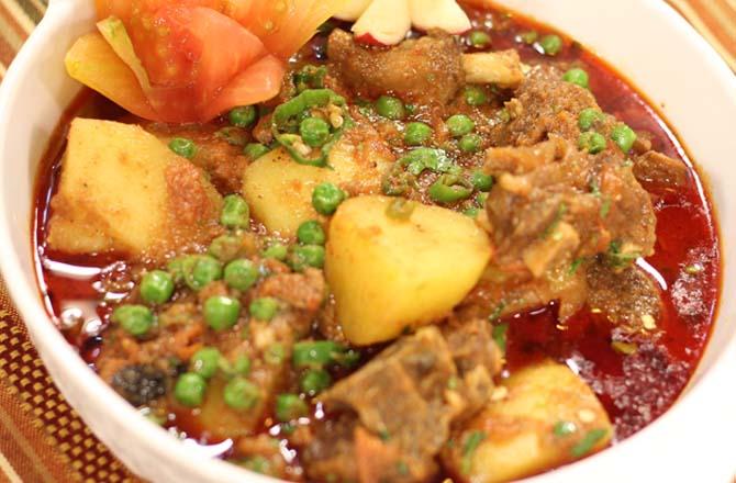 آج کا پکوان: آلو مٹر گوشت