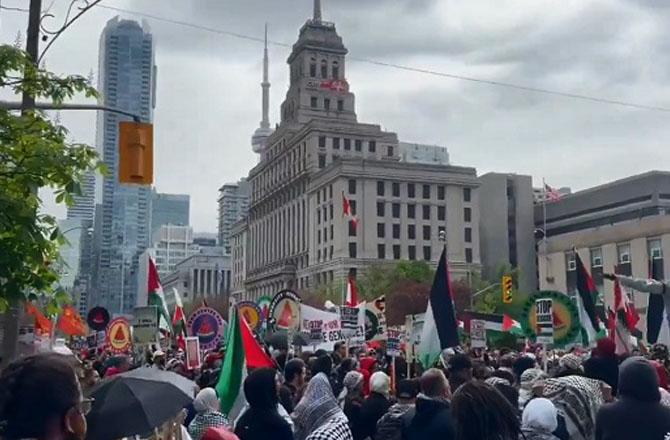 کنیڈائی لیڈر وں کا فلسطینیوں کے خلاف ناانصافی کو یاد کرنے کیلئے اجتماع