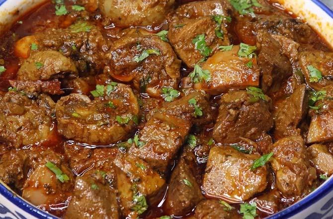 آج کا پکوان: گردہ کلیجی مسالہ