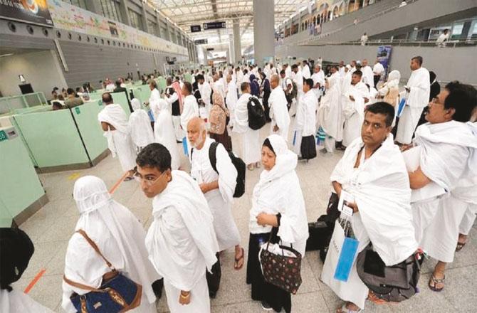 ممبئی سے ۷۱۲؍عاز مینِ حج کا آخری قافلہ جدہ روانہ