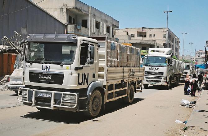 ۶؍ ہفتوں کے دوران اسرائیلی حملےمیں ۶۰۰؍ بچوں سمیت ۲۳۰۸؍ فلسطینی شہید
