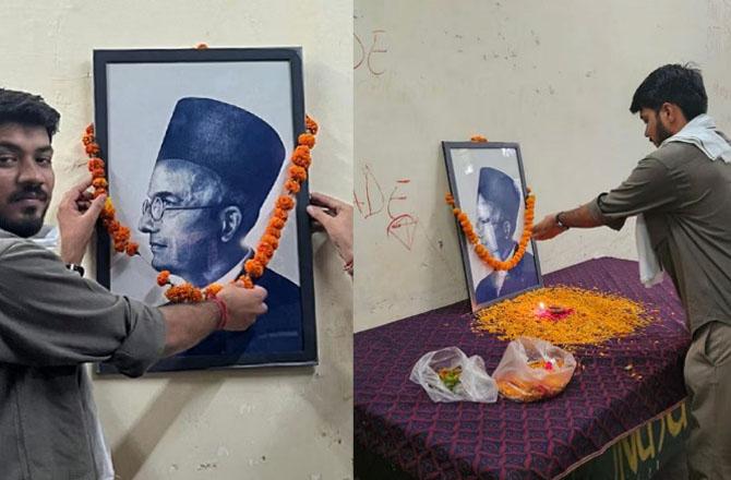 دہلی: جے این یو طلبہ یونین کے دفتر میں ساورکر کی تصویر لگانے پر ہنگامہ کھڑا ہوگیا، طلبہ نے مخالفت کی