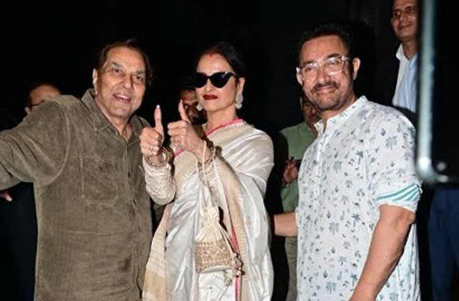 عامر خان نے کہا کہ دھرمیندر نے موت سے قبل سنی دیول کی آنے والی فلم ’’لاہور ۱۹۴۷ء‘‘ دیکھی