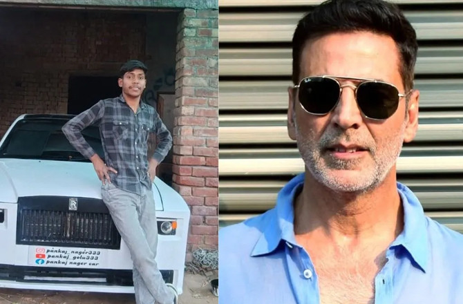 مداح نے اکشے کیلئے گھر پر ہی رولز رائس بنائی، تحفے میں دینے کے لیے ممبئی آیا