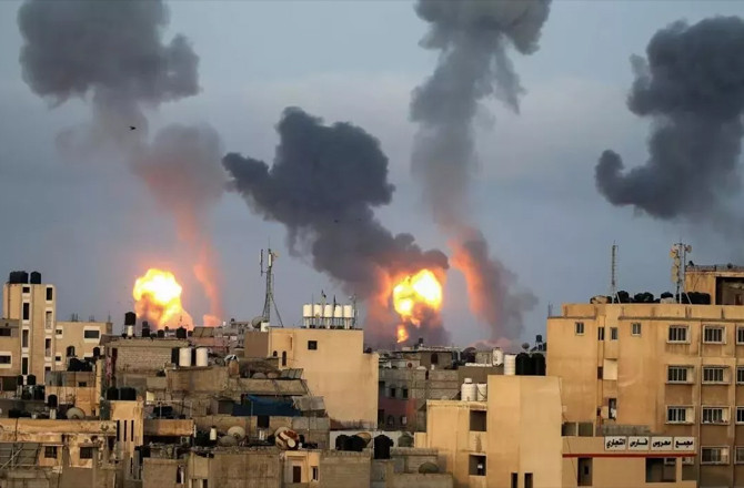 اسرائیل کی غزہ میں جنگ بندی کی خلاف ورزیاں جاری، بمباری سے ۲۵؍ فلسطینی شہید