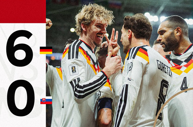 جرمنی کی سلوواکیہ پر فتح، فیفا ورلڈ کپ ۲۰۲۶ء کے لیے کوالیفائی 